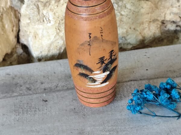 Ancienne poupée japonaise  kokeshi en bois – Image 3