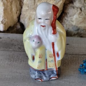 Dieu Chinois de la sagesse en porcelaine.