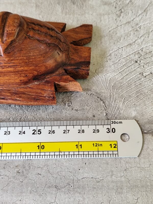 masque africain en bois, vintage Africain Bois Sculpté Tribal Masque Art Populaire Maison Mur Décor Marron Traditionnel Ethnique Tribal Art – Image 7