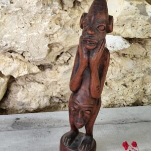 Statue ancienne africaine en bois Sénégal