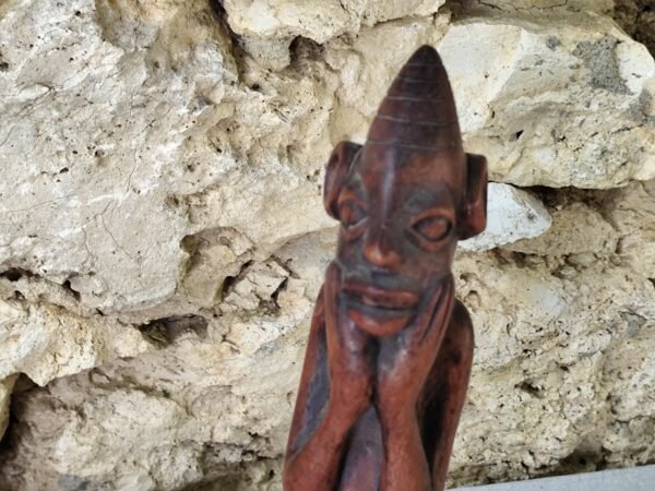 Statue ancienne africaine en bois Sénégal – Image 2