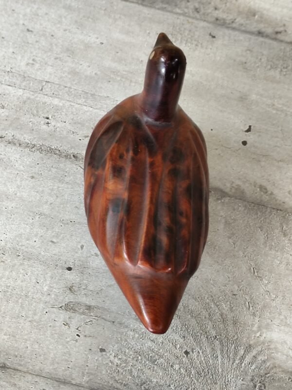 Canard sculpté en bois de thuya – Image 5
