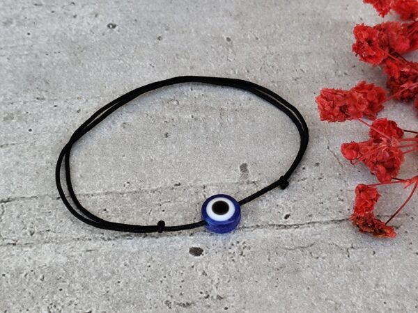 Bracelet oeil contre le mauvais oeil porte bonheur hamsa – Image 3
