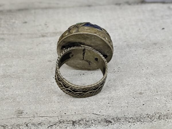 rare ancienne bague berbère en email – Image 4