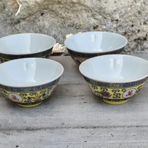 Bols à riz chinois polychrome