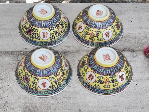 Bols à riz chinois polychrome – Image 2