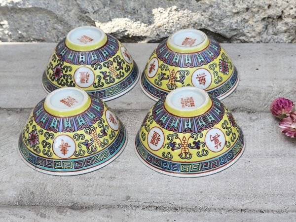 Bols à riz chinois polychrome – Image 4