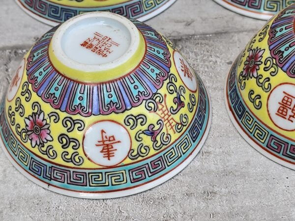 Bols à riz chinois polychrome – Image 5