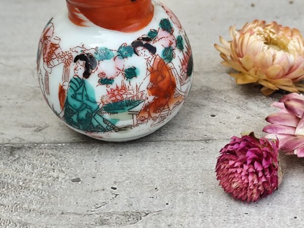 Ancienne salière japonaise en porcelaine. – Image 3