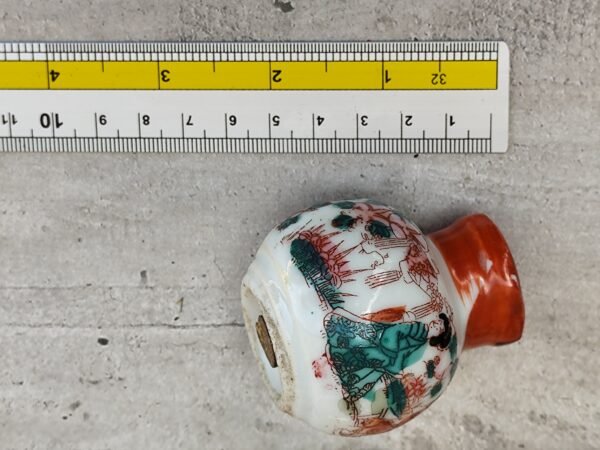 Ancienne salière japonaise en porcelaine. – Image 7