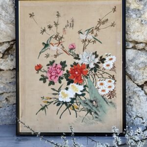 Peinture chinoise encadrée