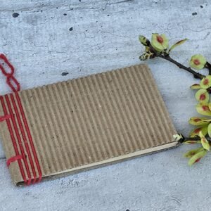Carnet Artisanal en Carton Ondulé (Papeterie poétique – MondeZen)